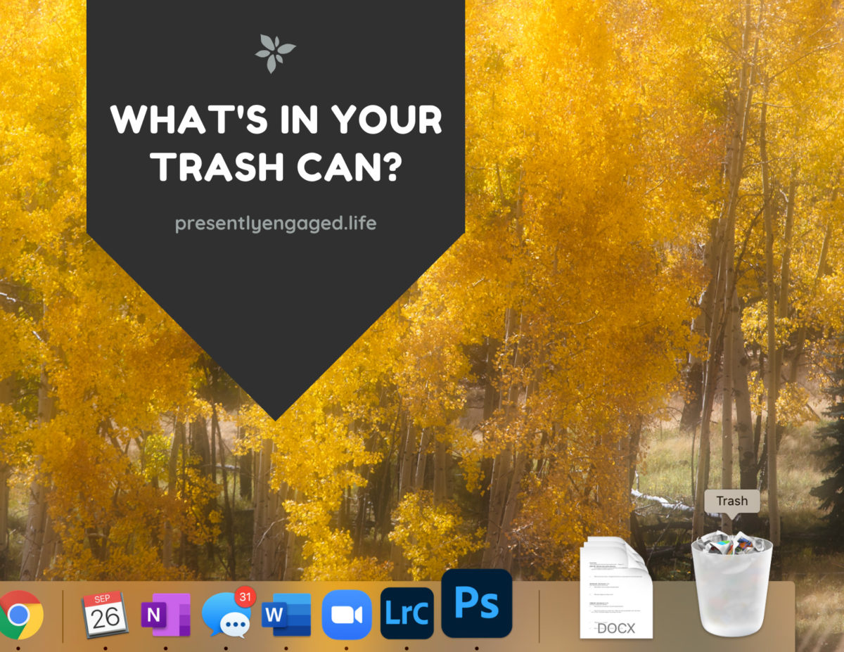 What’s in Your Trash Can? Presently Engaged