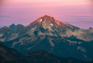 Quiet wilderness mountain landscape representing Mount Horeb, the mountain of God, where we see Elijah in a cave.